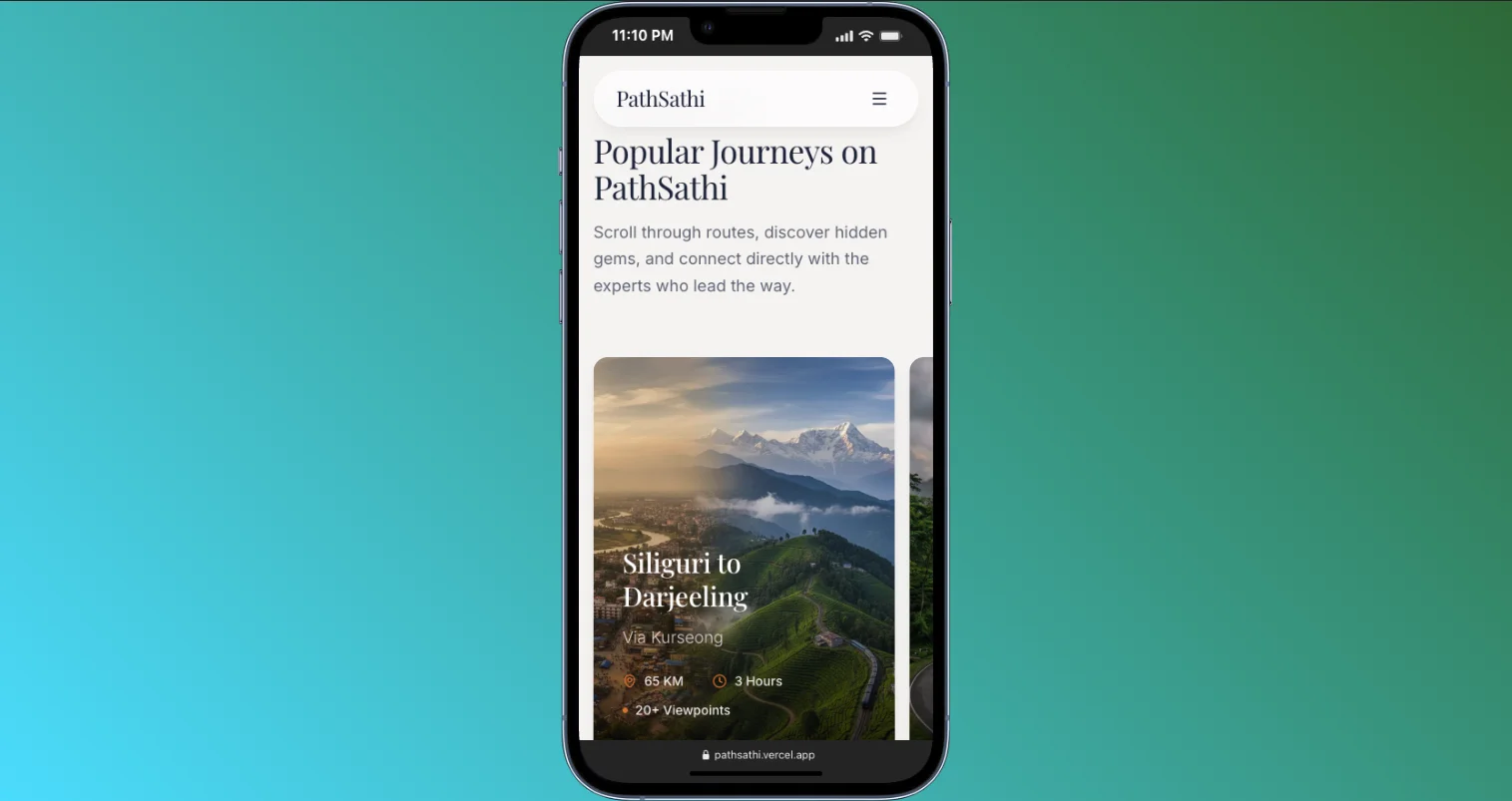 PathSathi — Himalayan Route Explorer screenshot 2
